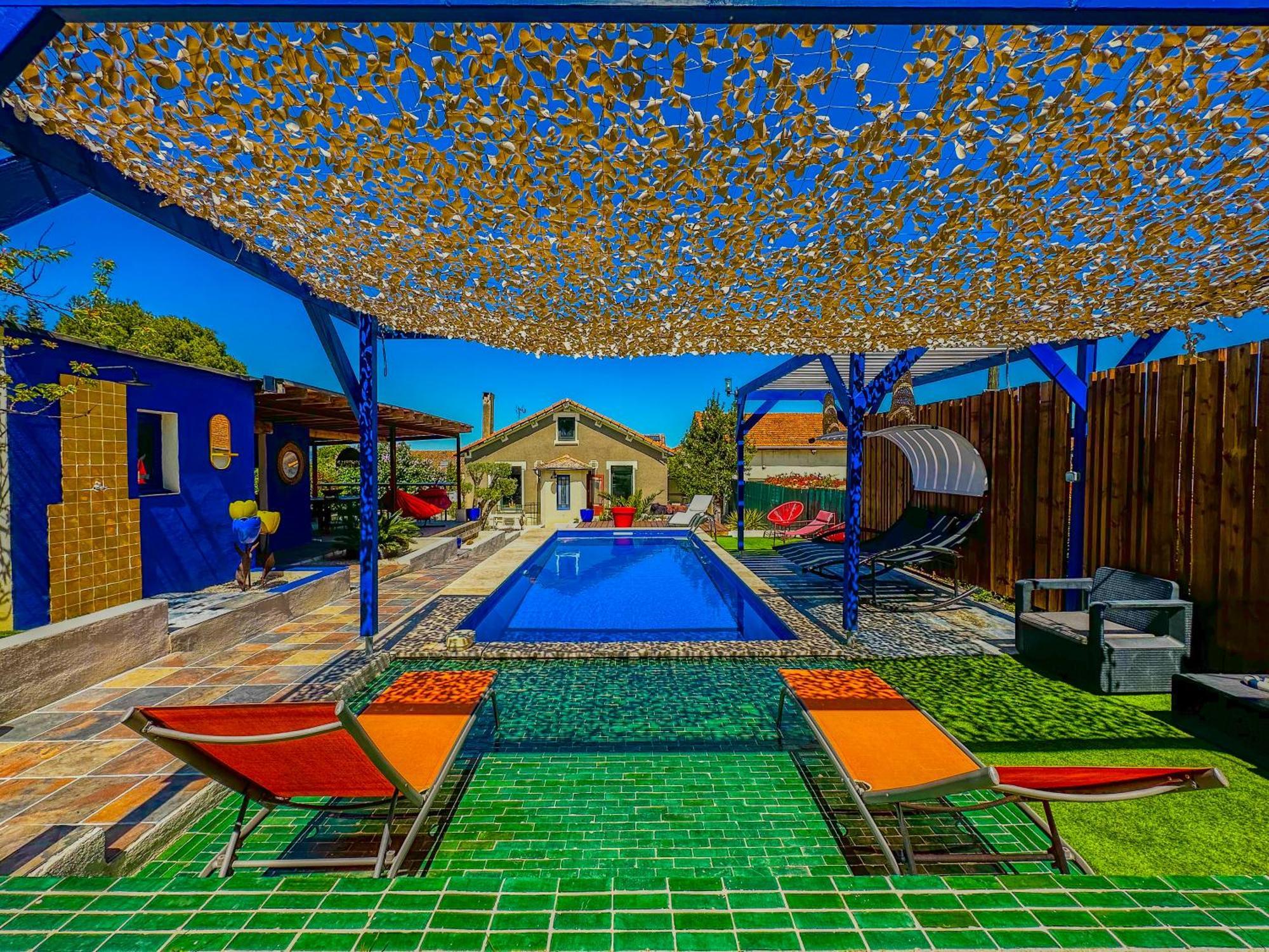 Loft Modern Avec Jardin Piscine Et Pool House Villa Lavalette Dış mekan fotoğraf